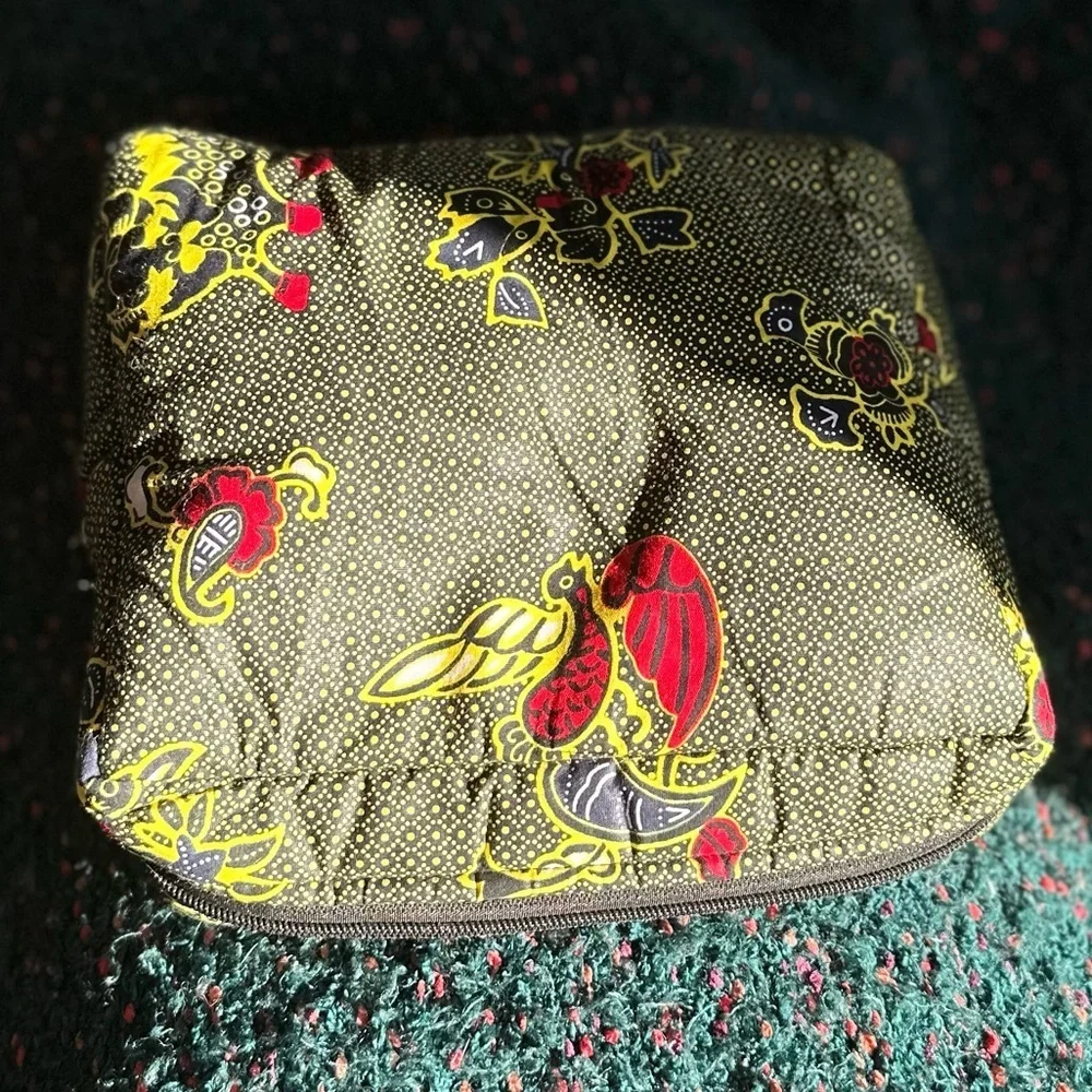 RARE NWOT Botswana Made Extra Large Cosmetics Bag